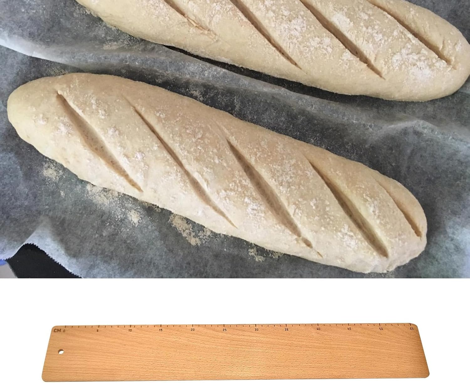 Fonowx Bread Transfer Peel French Bread Flipping Board Durable Bakeware Multifunction Peel for Loaves Pie Ciabatta Pastries image number 1