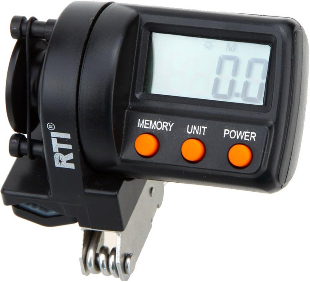 Fishing Line Counter, 0-999M Fishing Line Length Depth Gauge Counter for Fishing Rod, Fishing Tool Fishing Accessories for Beginner