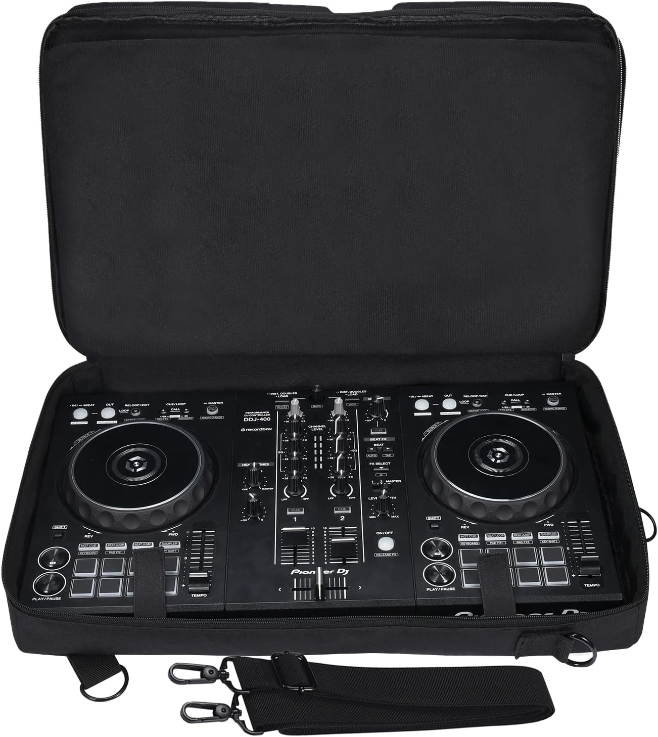 Portable SOFE Case Shoulder Bag Backpack for Pioneer DJ DDJ-FLX4, DDJ-400, DDJSB3, Roland DJ-202, Hercules Inpulse 300, Traktor Kontrol S2 DJ Controllers image number 5