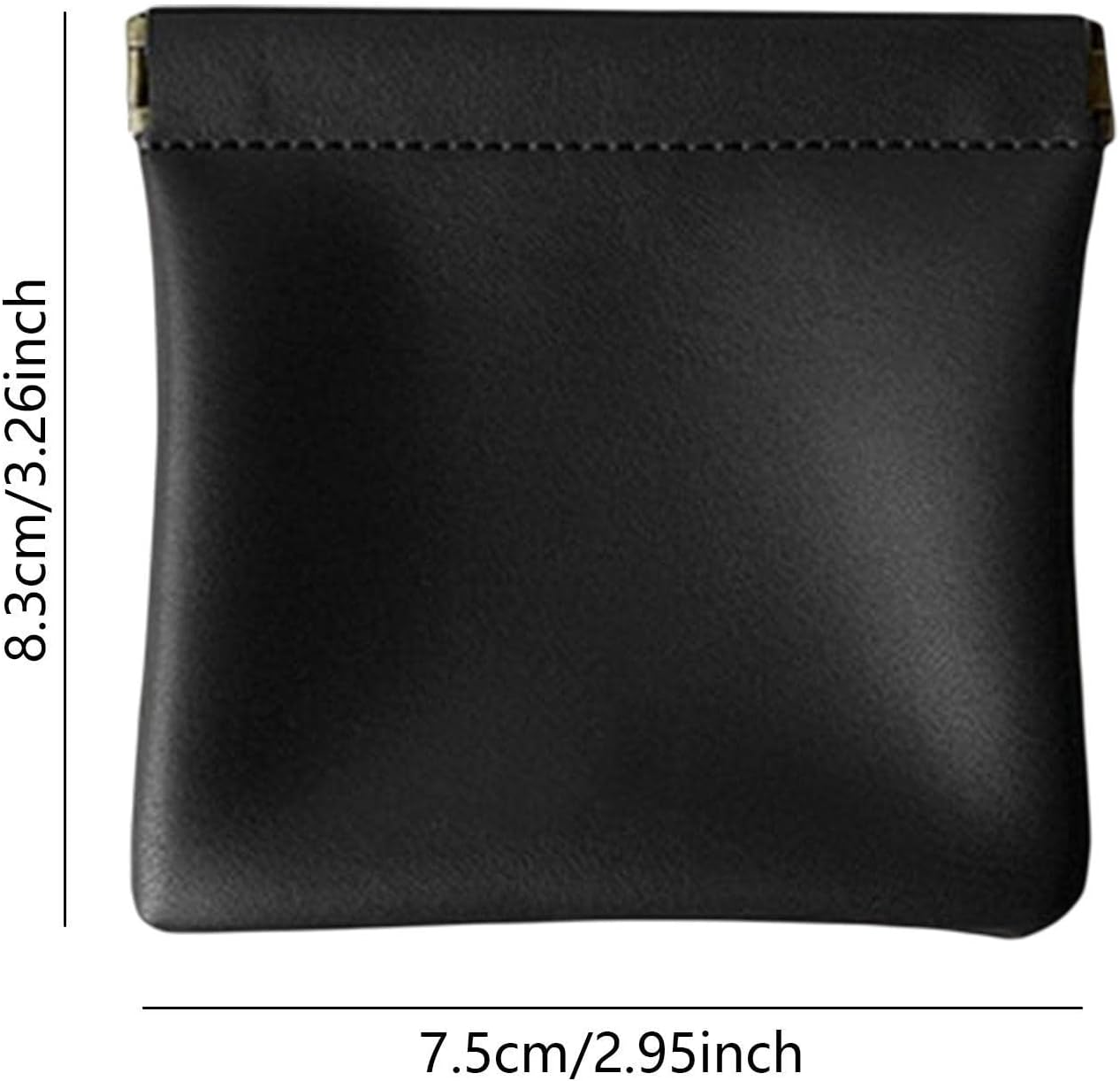 Cosmetic Bag Squeeze Top,Portable Makeup Pouches for Purse - No Zipper Portable Small Item Organizer Storage Bag for Women Girls Ladies Travel Yongbao image number 2