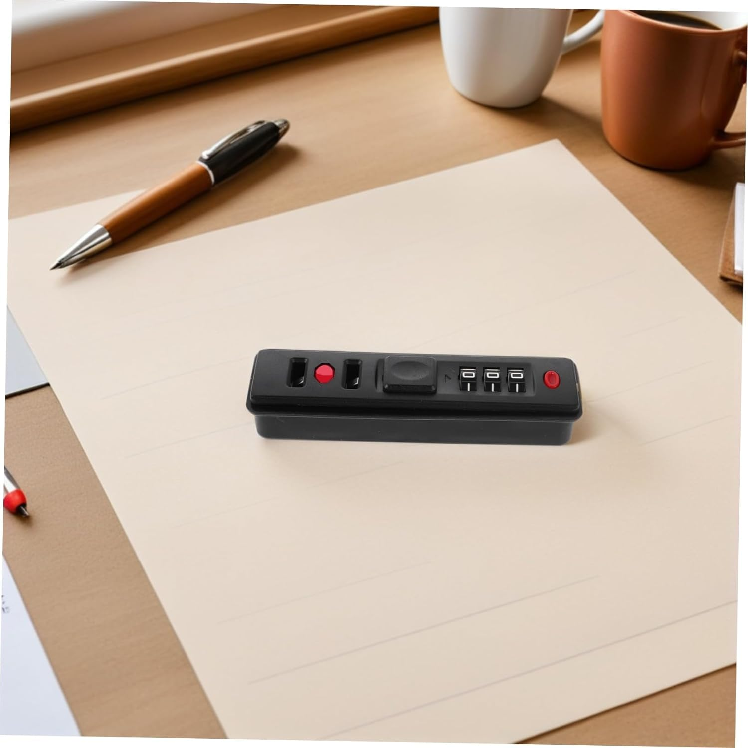 DIKACA Luggage Combination Padlock Heavy Duty Security Lock for Travel Suitcases Business Trips Leisure Use with Resettable Password and Easy Installation image number 4