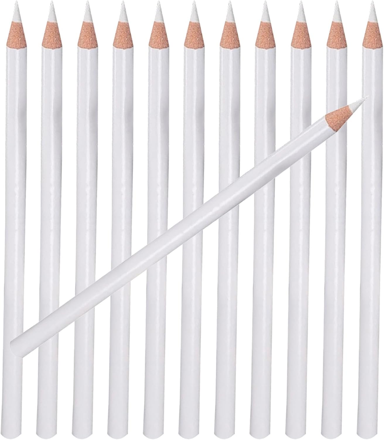 Mobestech 12Pcs White Nail Dotting Pen Set with Wax Rhinestones Picker Pencil for Manicure Nail Art Decoration and Gemstone Application Tool image number 5