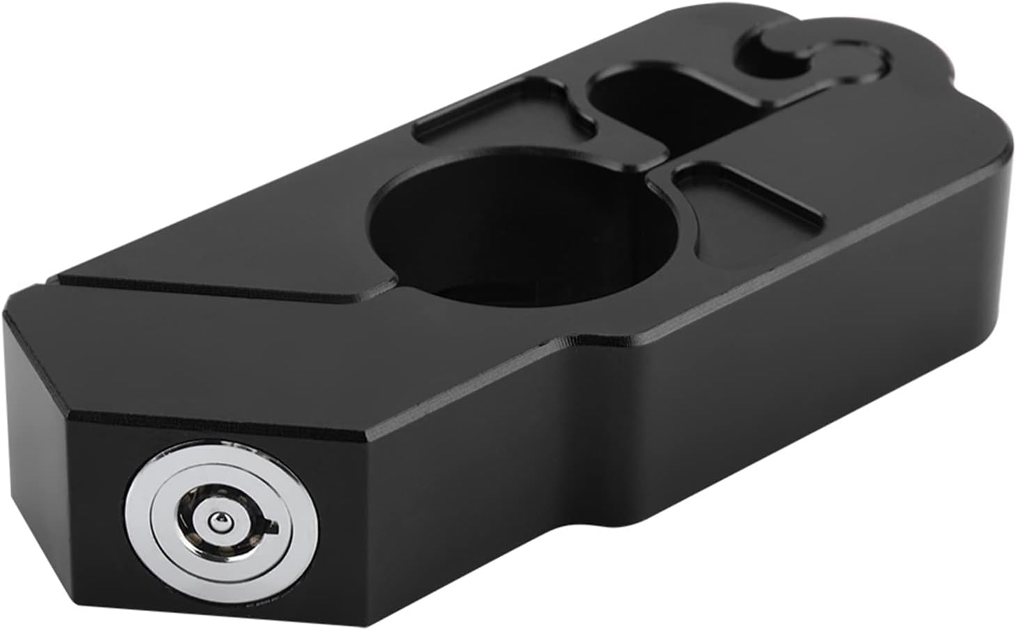 Brake Lever Lock, Rustproof Motorcycle Grip Lock Safety Lock for Motorbike for Electric Motor Car for Driving for Cycling (Black) image number 6