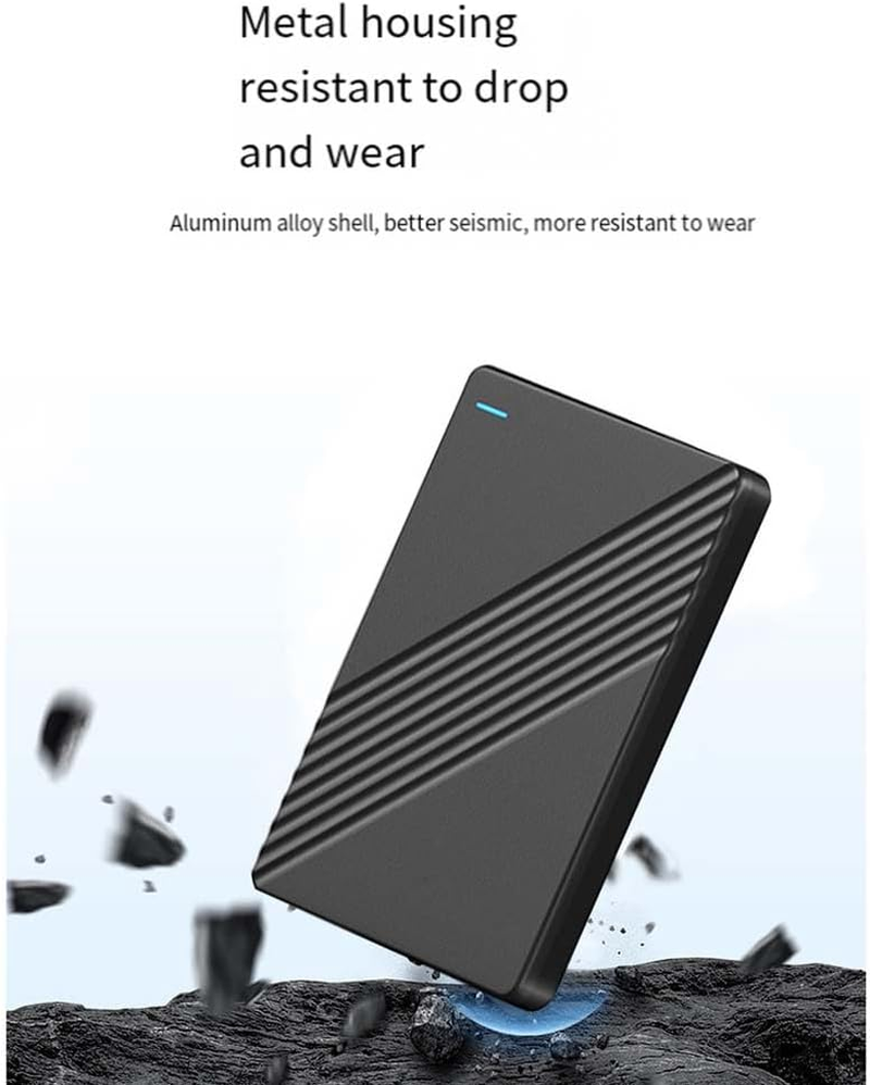 Domoi 2.5Inch External Mobile Hard Disk High Speed USB 3.0 160GB Storage Portable Hard Disk for Laptop Desktop PC Easy Install Easy to Use image number 2