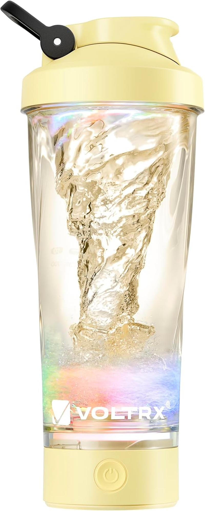 VOLTRX Electric Shaker Bottle- Vortexboost Portable USB C Rechargeable Protein Shake Mixer,Shaker Cups for Protein Shakes and Meal Replacement Shakes,Bpa Free,Waterproof,24 Oz(Power Blue)