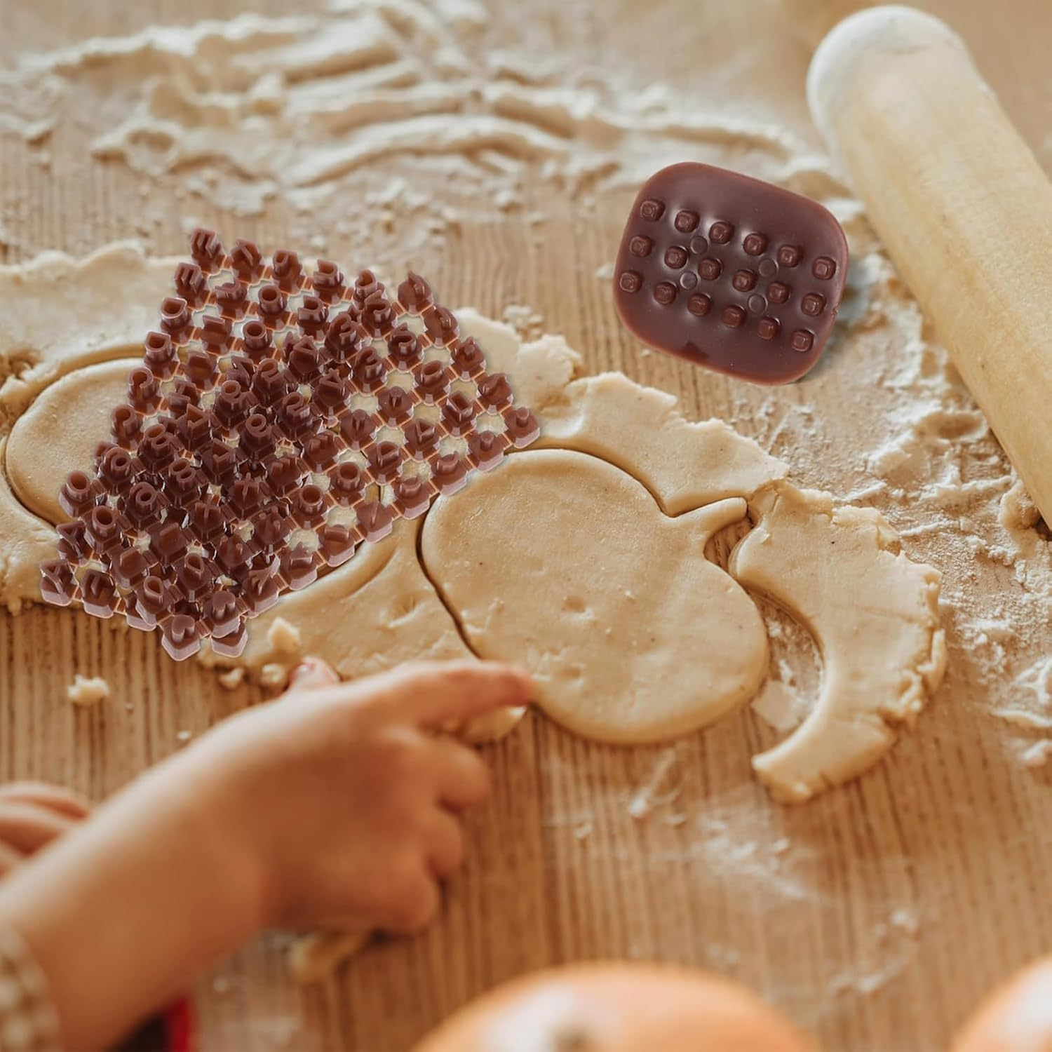 3-Piece Polymer Clay Letter Stamp Set: Double-Sided Alphabet Pottery Stamps for Creative Clay Projects image number 4