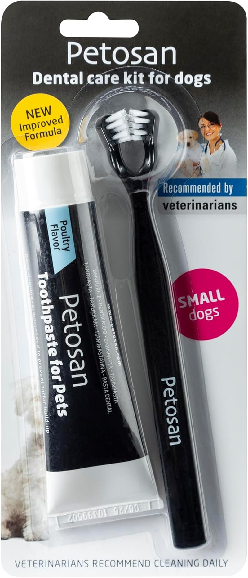 Petosan Dental Care Kit for Small Dogs, Small (Pet up to 14 Lbs) image number 2