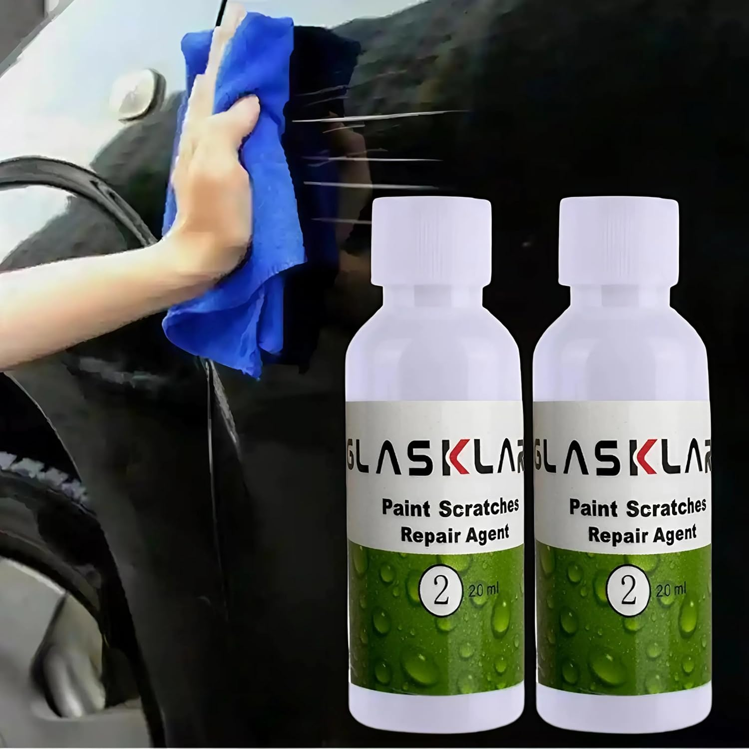 Car Scratch Remover & Paint Restorer, Instant Auto Touch-Up Solution, Wax Polish for All Paint Colors, Repair Swirls, Scuffs & Minor Scratches, Easy DIY Application image number 6