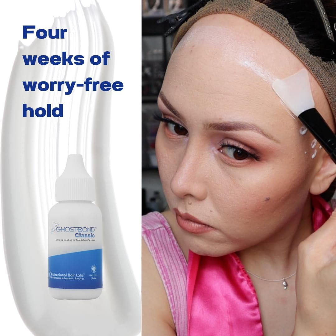 Professional Hair Labs Ghost Bond Classic Lace Wig Adhesive Hair Glue, 1.3 Oz