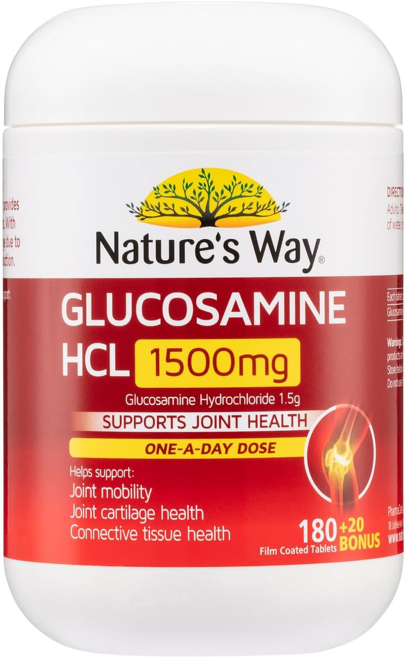 Nature'S Way 1500Mg Joints Health Glucosamine HCL Film Coated 200 Tablets image number 1