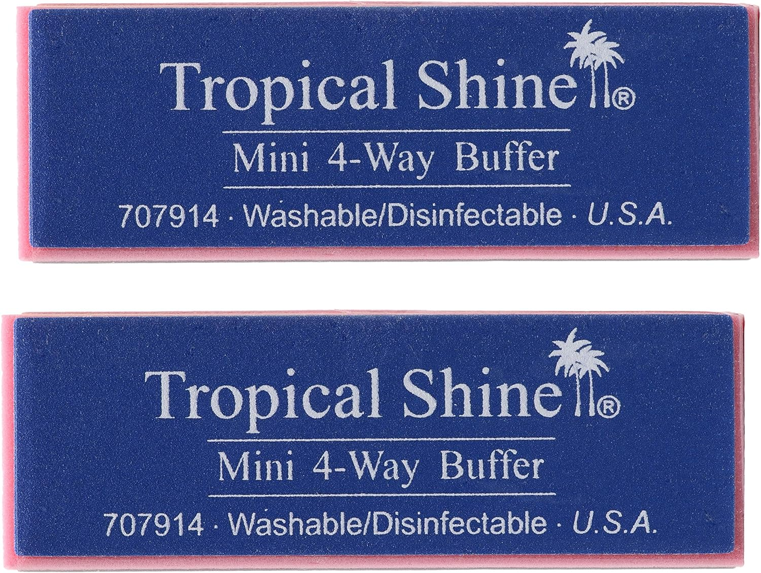 Tropical Shine Mini 4-Way Nail Buffer Block 2 Piece image number 2