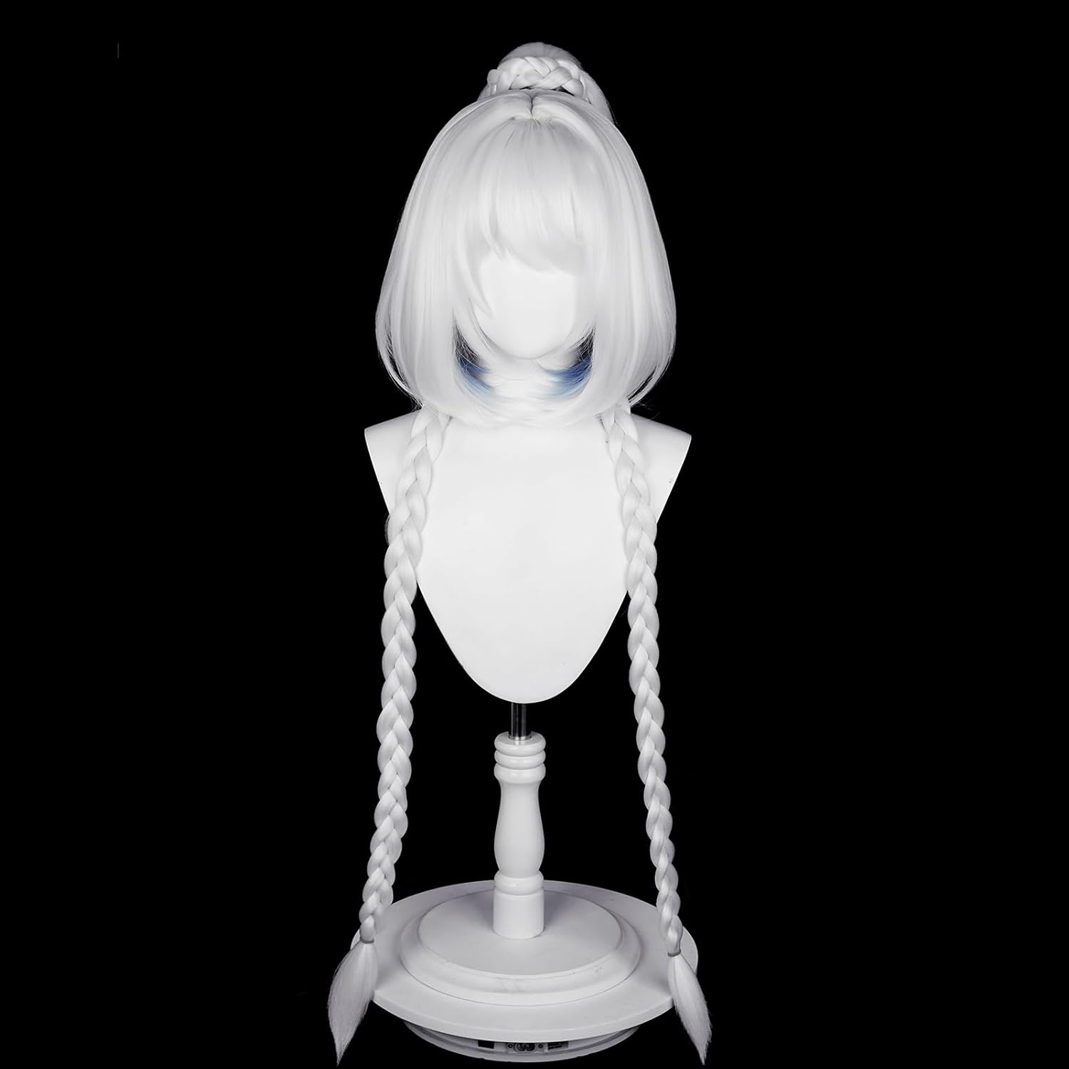 Anime Cosplay Wig Genshin Impact Wig with Two Wig Caps for Halloween, Party & Etc (Mualani Cosplay)