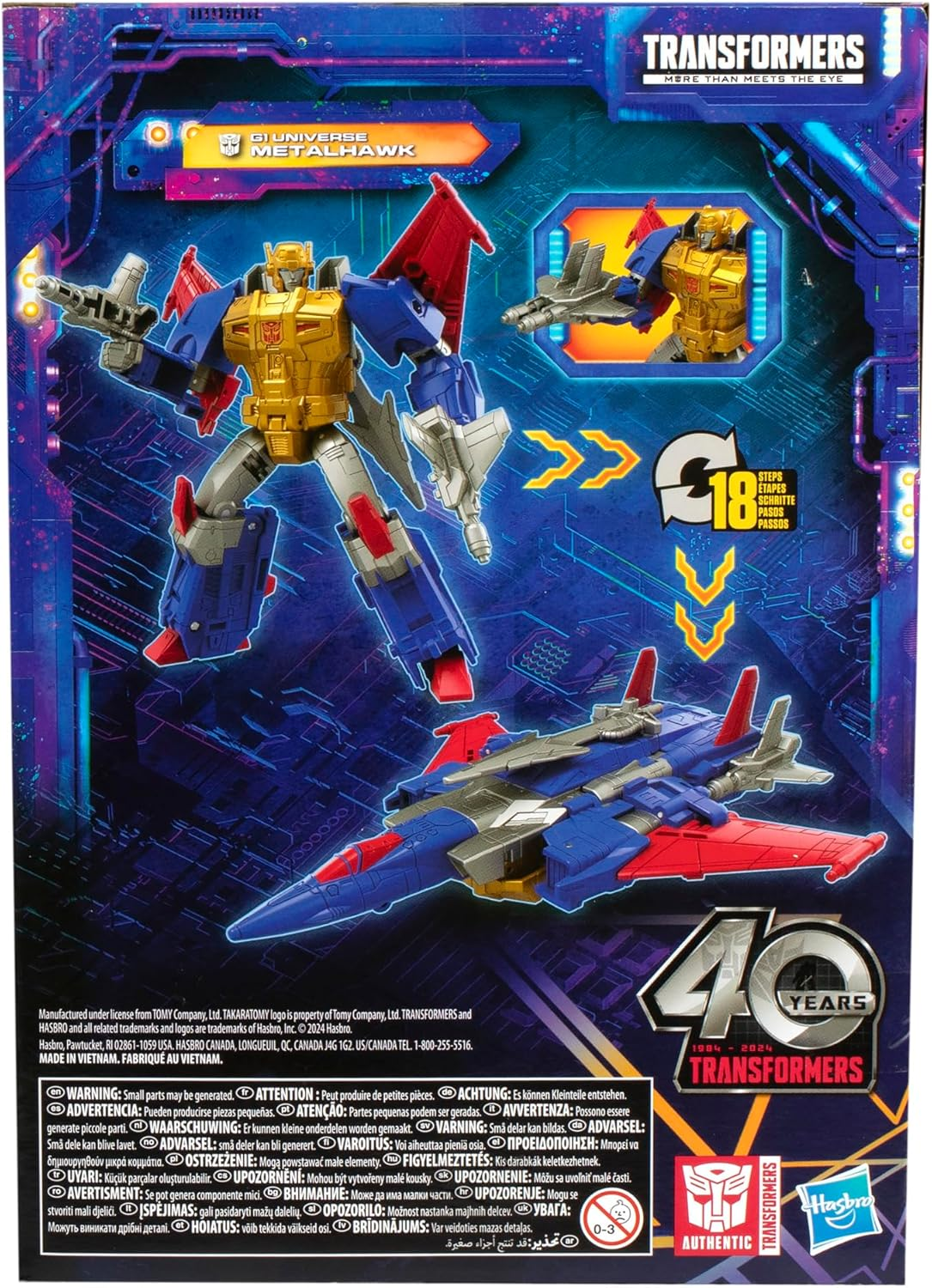 Transformers Legacy United Voyager Class Super-God Masterforce Metalhawk, 7-Inch Converting Action Figure, for Boys and Girls Ages 8+ image number 2