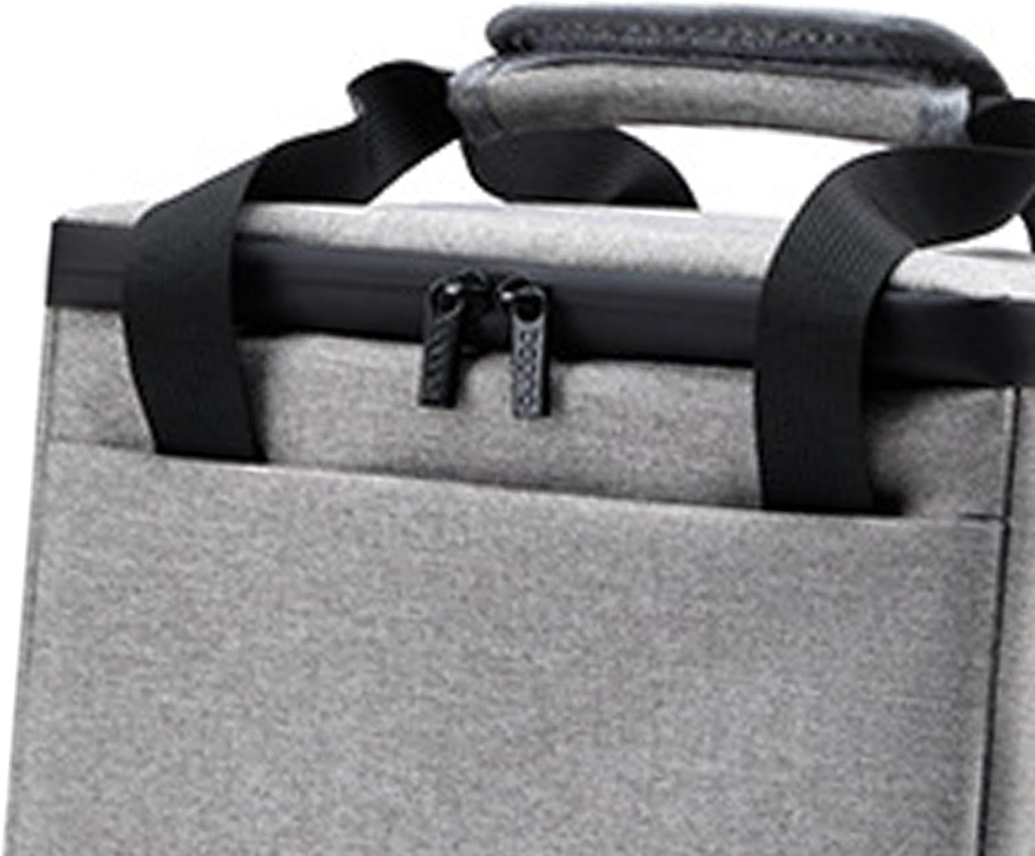 Nonmifyr Projector Case Carry Pouch Protection Stylish with Compartments Dividers Hard Carrying Case Travel Carrying Bag Photographer, Black