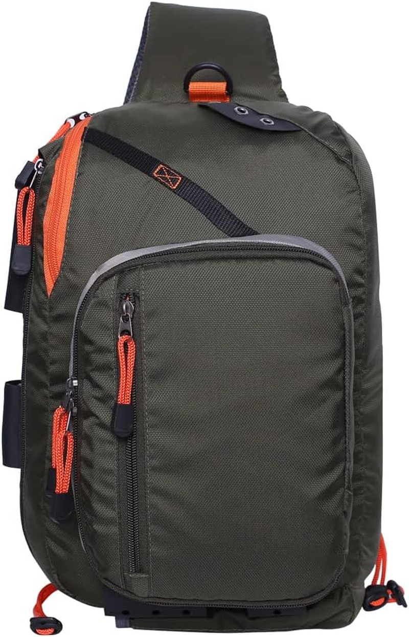 Raprance Fly Fishing Sling Bag Shoulder Bag Waist Packs Fishing Tackle Storage image number 5