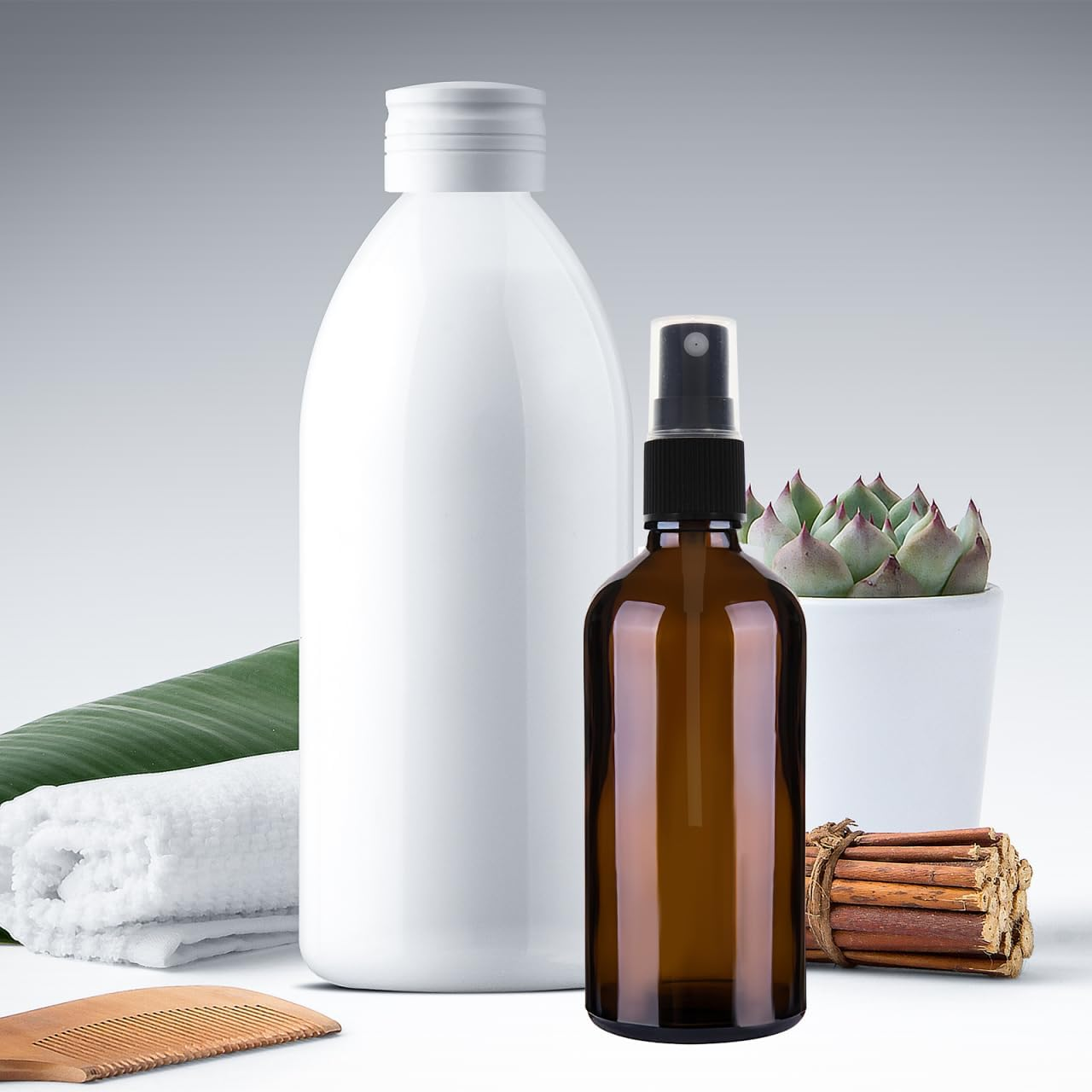 Garneck 40Pcs Spray Bottle Top Replacement 20Mm Fine Mist Spray Nozzles Reusable Pump Heads for Toner Perfume Essential Oils and More image number 7