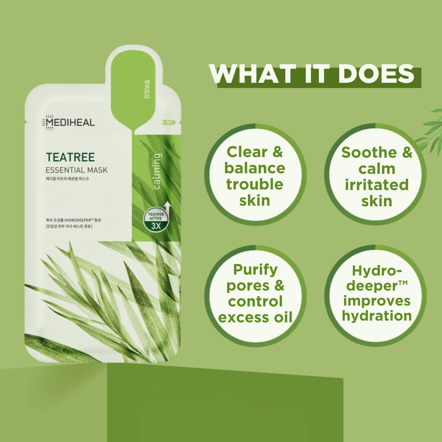 Mediheal Teatree Essential Mask (Pack of 10) image number 4