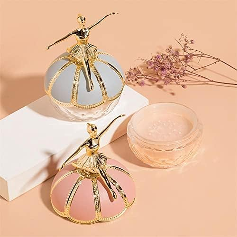 Translucent Powder Setting Powder, Lightweight Loose Powder Waterproof Sweatproof, Long Lasting Makeup, Ballet Makeup Loose Setting Powder, Blurring Powder for Oily Dry Skin Zzhugyin image number 1