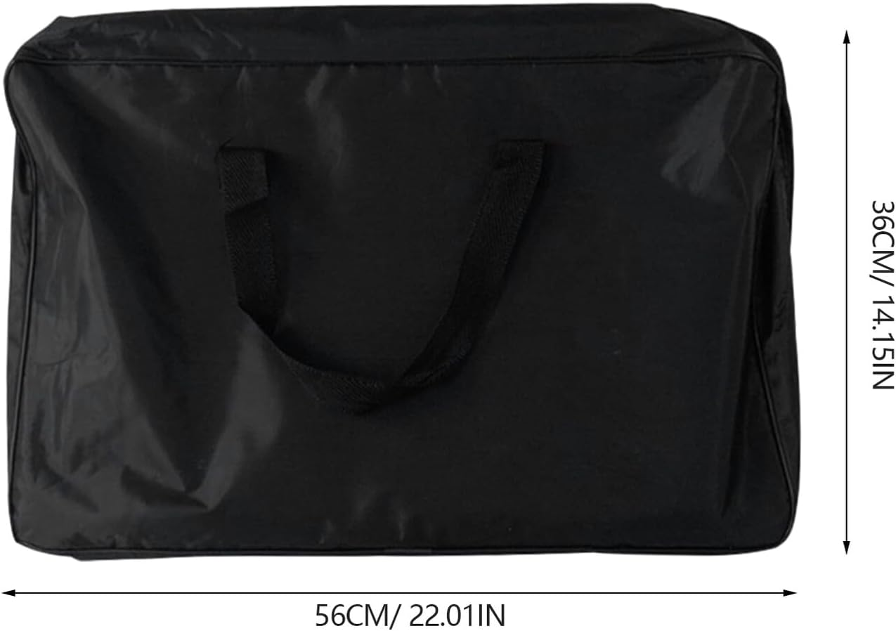 NULYLU Music Stand Carry Bag 56X36Cm Black Oxford Cloth Waterproof Music Stand Case Portable Foldable Storage image number 3