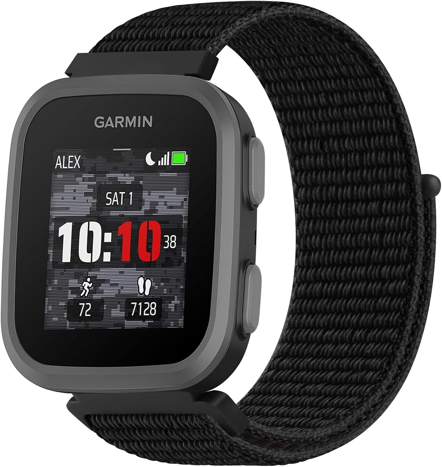Nylon Band Compatible with Garmin Bounce Kids Watch Bands, Soft Nylon Adjustable Sport Wristband for Garmin Bounce Kids Smartwatch