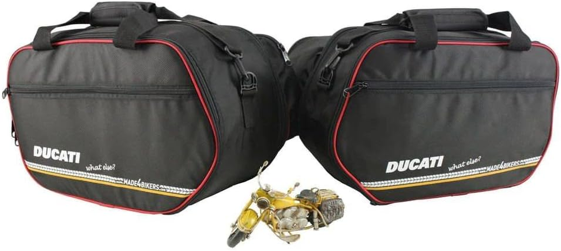 Made4Bikers Promotion Bag: Printed Suitcase Inner Pockets Suitable for Ducati Multistrada V2 from 2022, 1200 from 2015, 1260 from 2017, 950 from 2017 image number 4