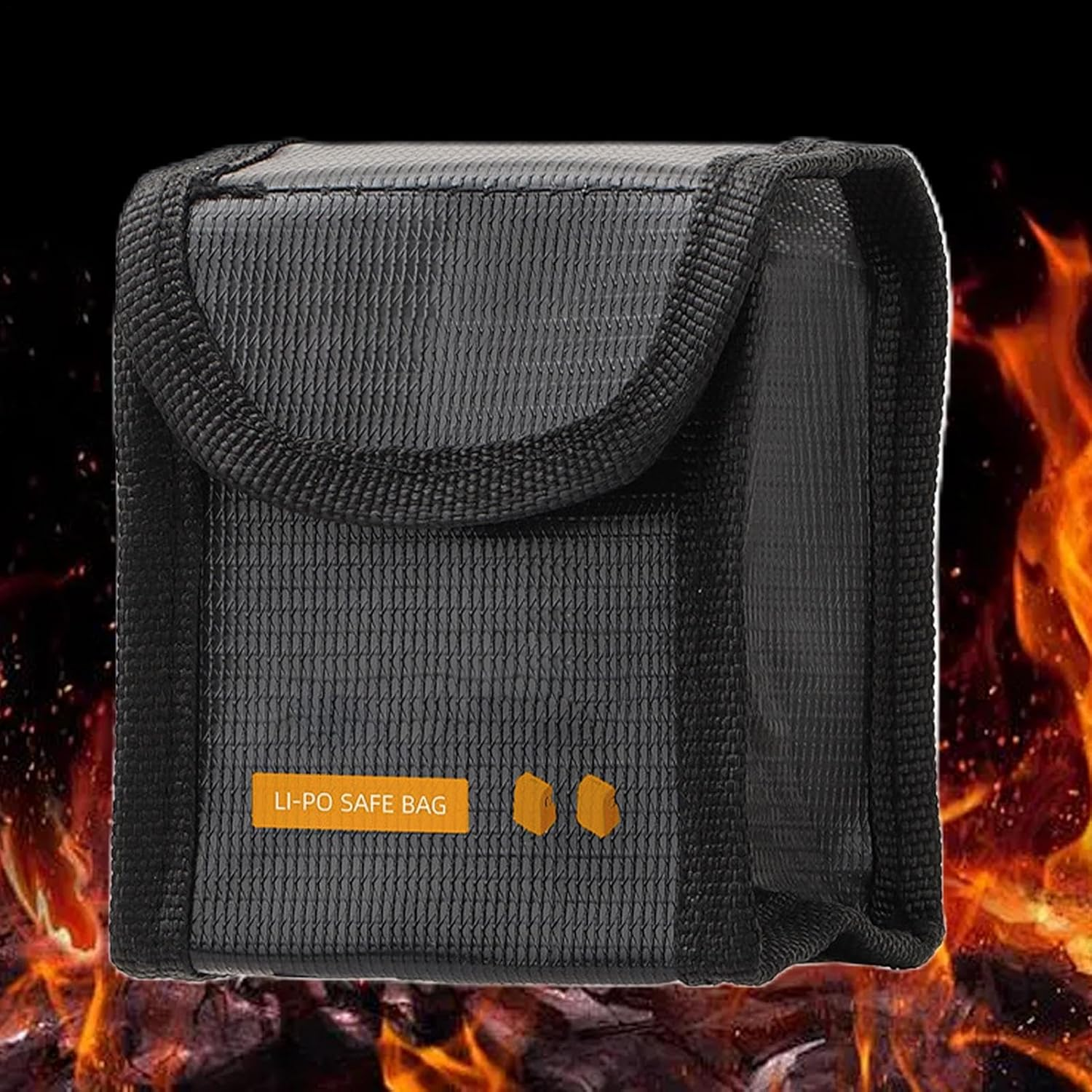 Lithium Battery Storage - Protective Holder, Battery Protection - Drone Accessories | High Temperature Fireproof Storage Case, Safety Battery Box, Compact Lithium Protection Case, Resistant - M image number 2