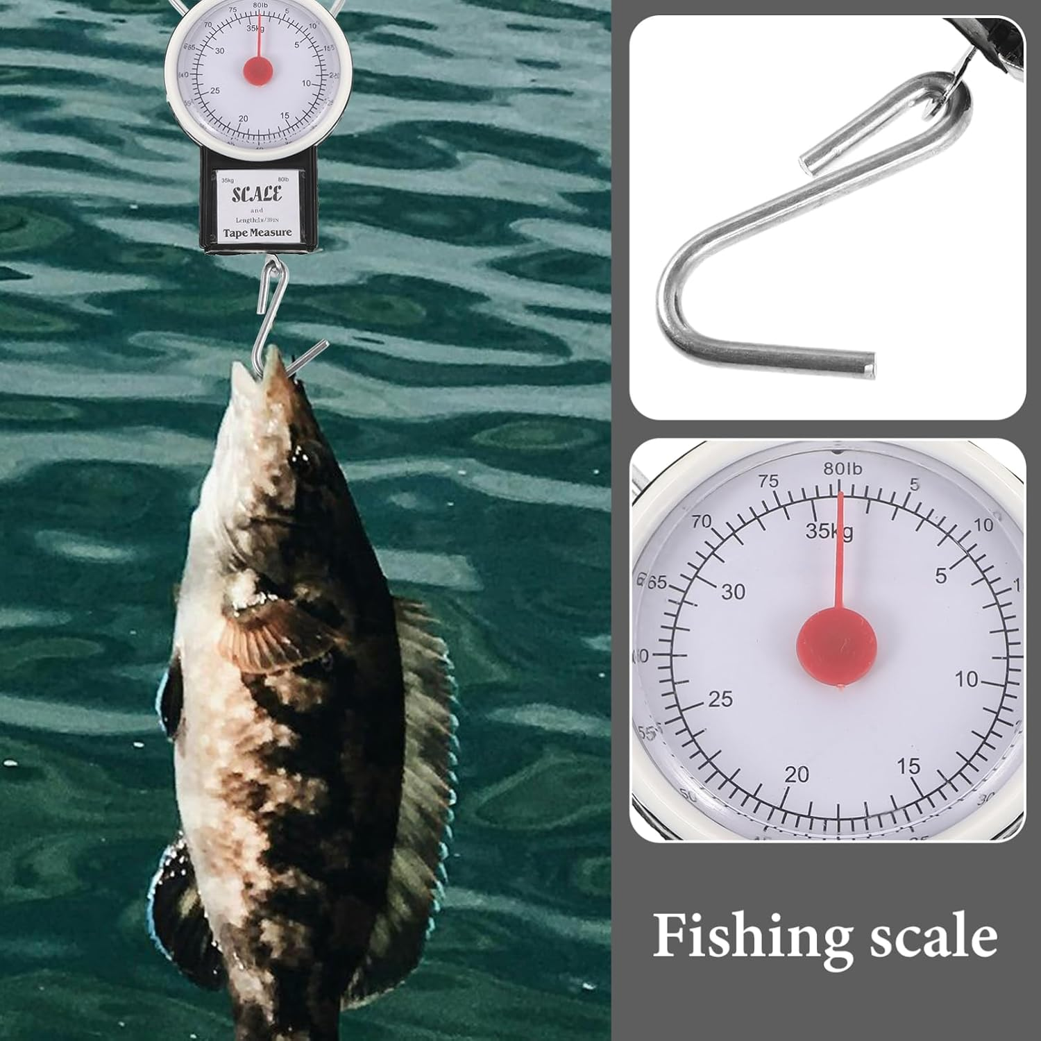 NAMOARLY Portable Handheld Luggage Scale Accurate Measurements for Travel and Fishing Compact Design for Easy Carrying and Versatile Use Supports Up image number 1