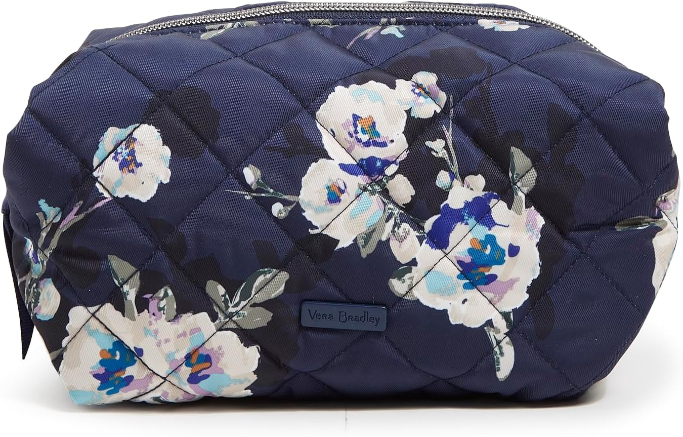 Vera Bradley Performance Twill Medium Cosmetic Makeup Organizer Bag