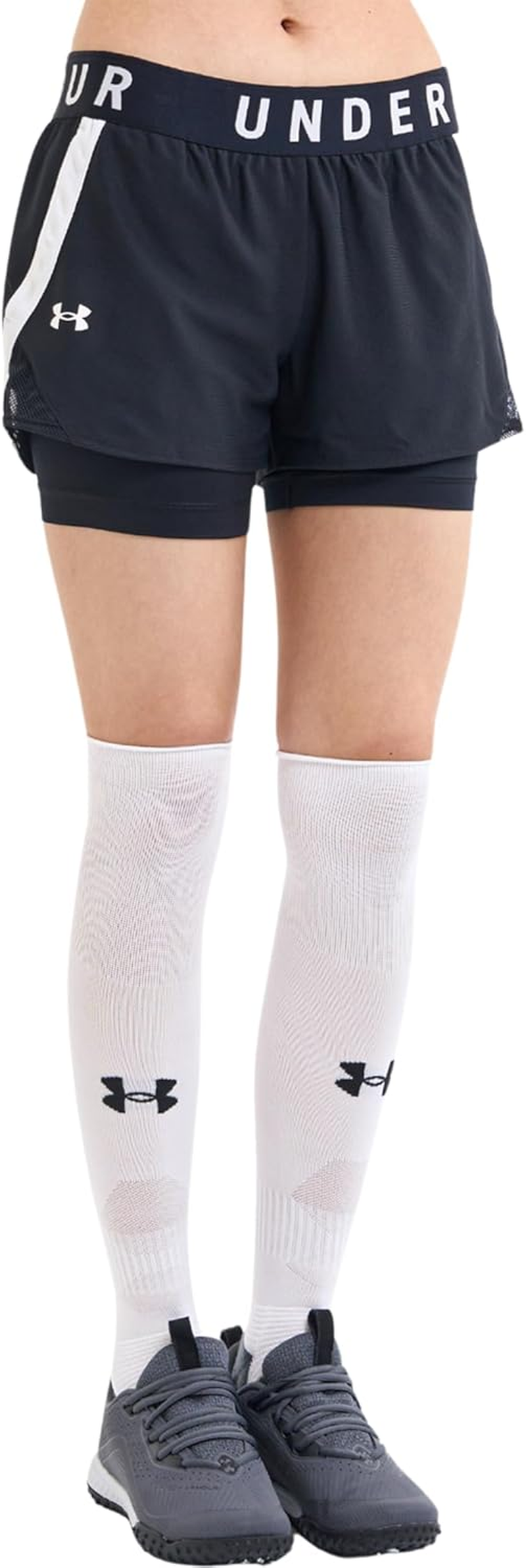 Under Armour Women'S Play up 2 in 1 Shorts image number 6