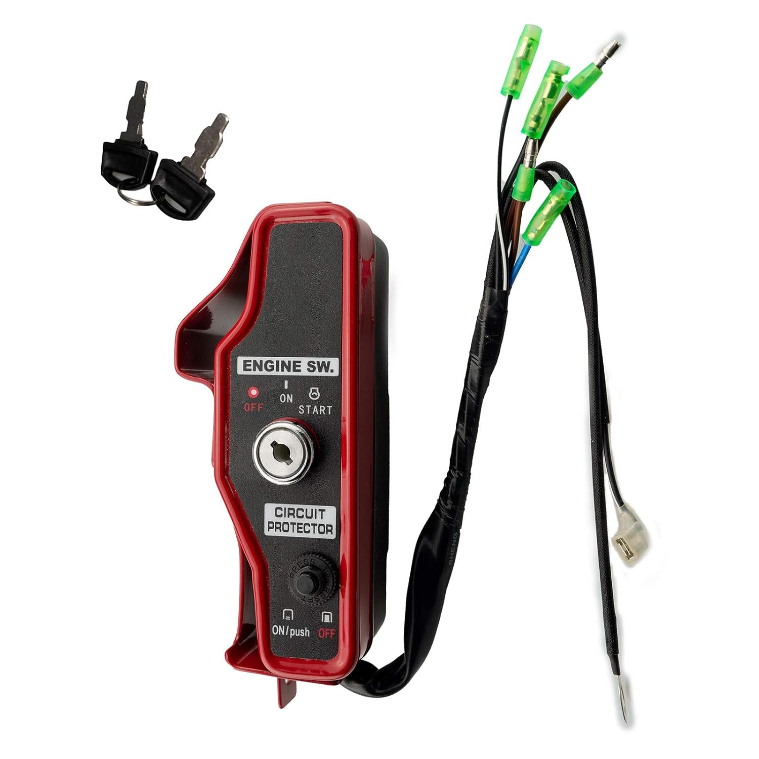 HZ Ignition Switch Control Box with Key for Honda GX610 GX620 GX670 Engines image number 3