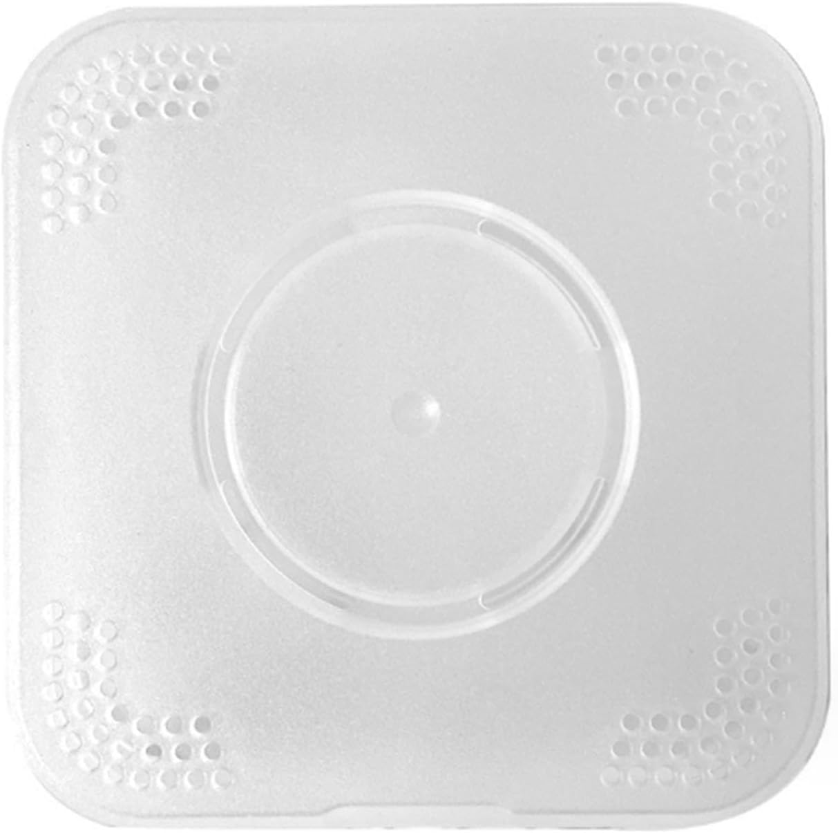 Makeup Puff Storage Box Portable Fashionable Breathable Container Case for Women Home Travel (Matte White) image number 5