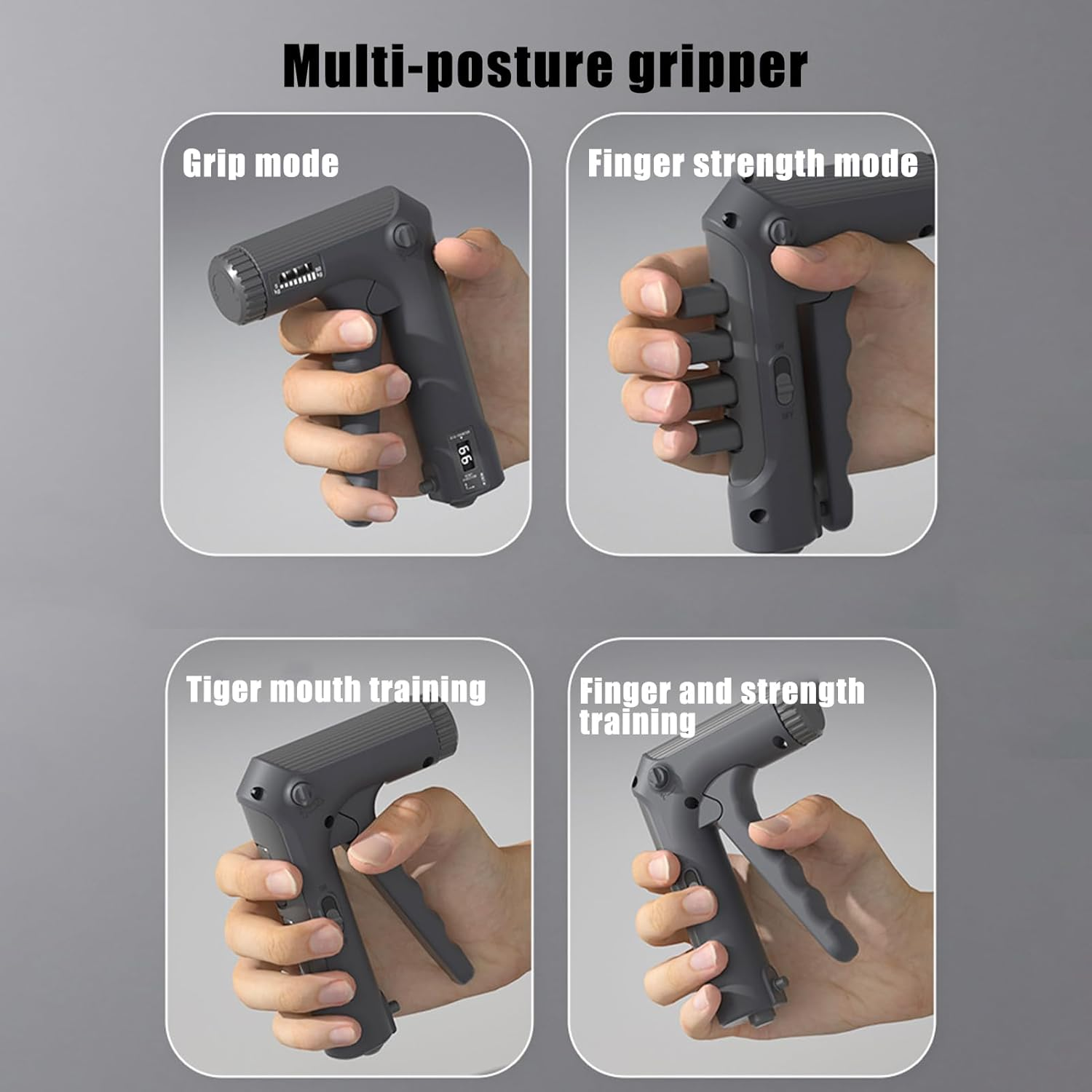 Grip Strength Trainer | Adjustable Forearm Strength Trainer - Fitness Equipment & Accessories for Home Gym Exercise Fitness Training Recovery Muscle-Building