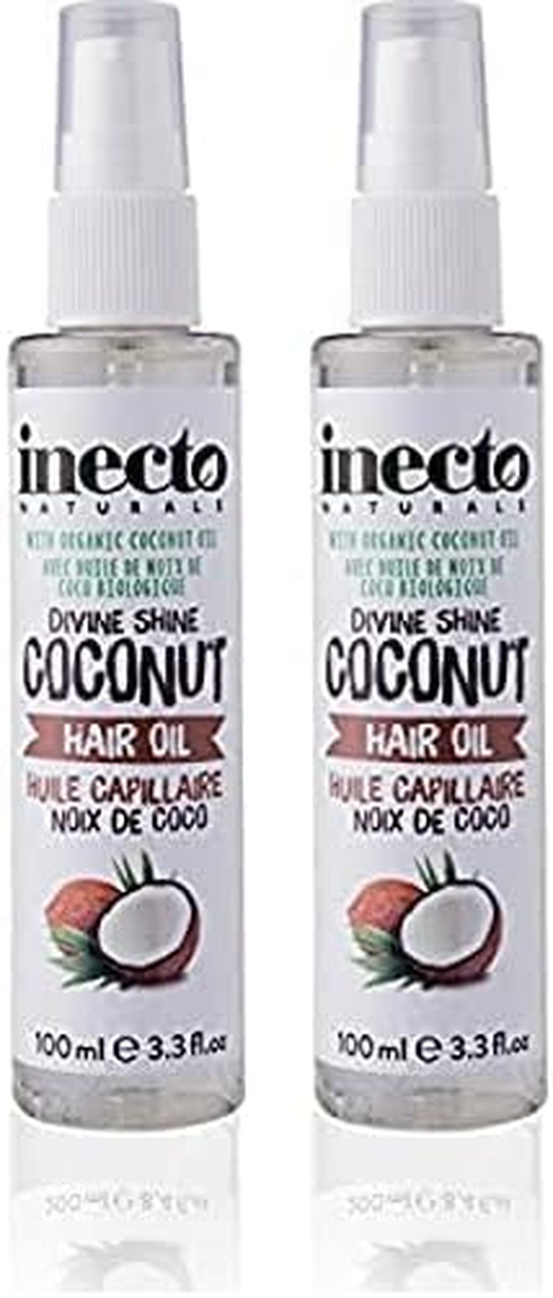 Provoke Inecto Naturals Divine Shine Coconut Hair Oil, 100 Ml (Pack of 2) image number 6