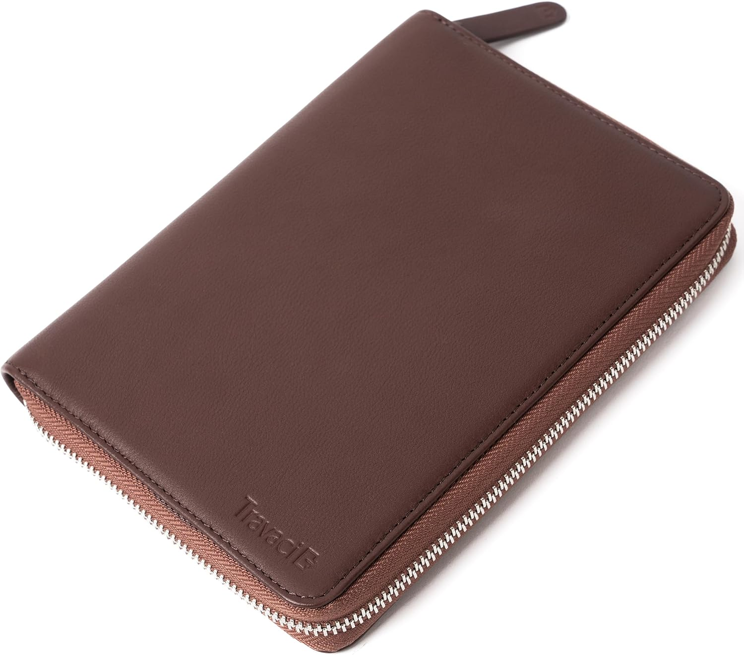 Full Grain Leather Family Passport Holder for 2-4 Passports - RFID Passport Holder and Travel Document Organizer - Large Leather Travel Wallet for Couples and Families, Black, Full Grain Leather