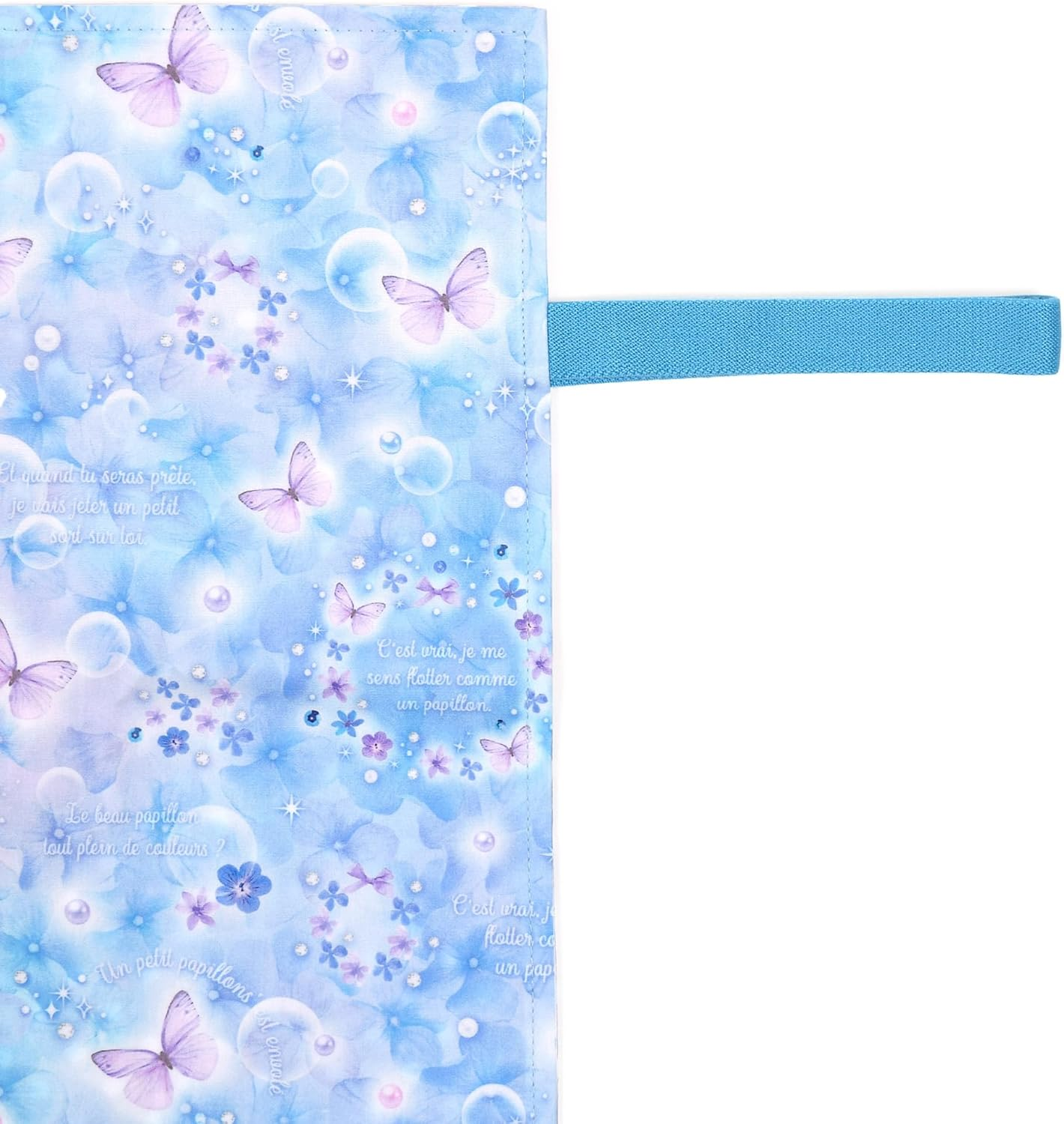 Colorful Candy Style B8002100-BTR Diaper Changing Sheet Set, 2-Piece Set, Moonlight Butterfly and Unicorn image number 3