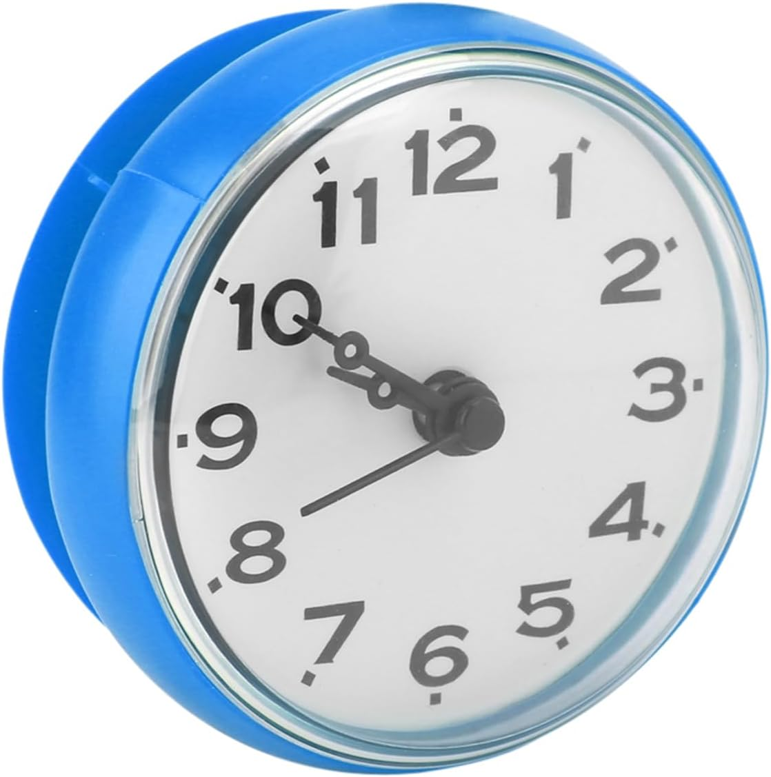 Waterproof Clock, Great for Bathroom, Kitchen with Shower Clock, Suitable for Wall, Mirror, Tile, Traditional Pointer Type, Decor for Bathroom or Kitchen (Blue) image number 6