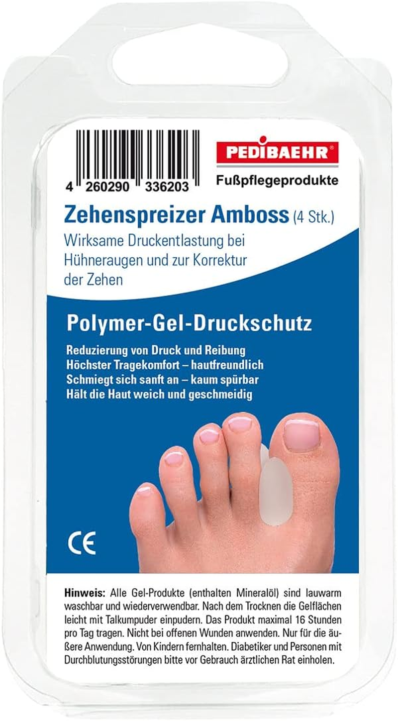 Pedibaehr Toe Separators Anvil Polymer Gel Pressure Protection (Large) image number 1