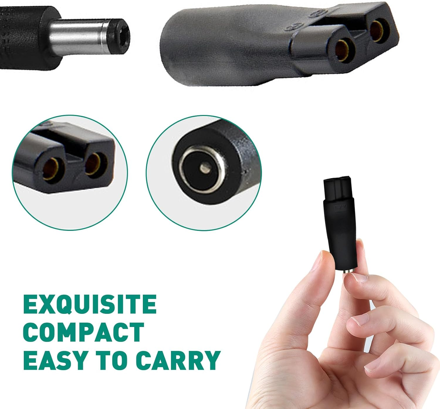 GDWD 5V USB Shaver Charger for Shaver, 7 Plug Multifunctional Power Supply Replacement USB Adapter Set for Electric Hair Clipper, Shavers, Table Lamp, Cosmetic Instrument, Air Purifiers image number 3