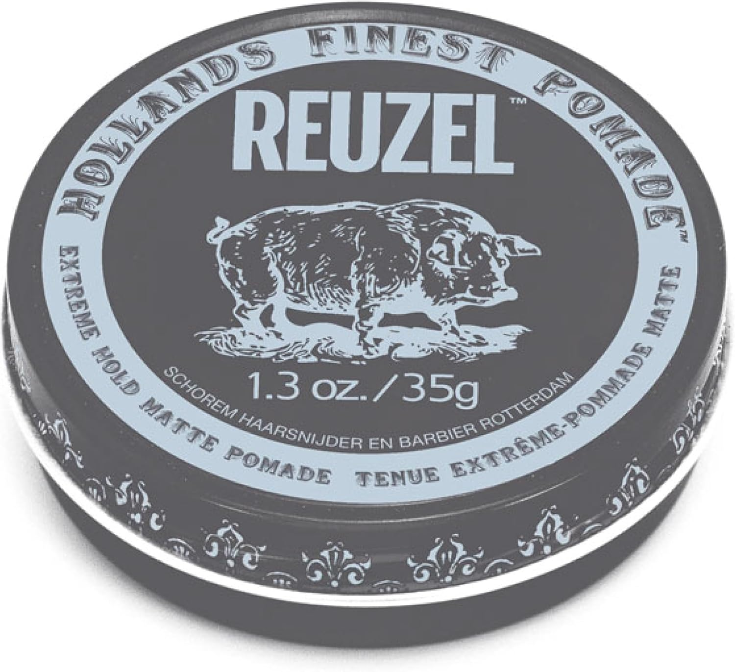 REUZEL Extreme Hold Matte Pomade - Men'S Concentrated Wax Formula with Natural and Organic Hold - a Vegan D