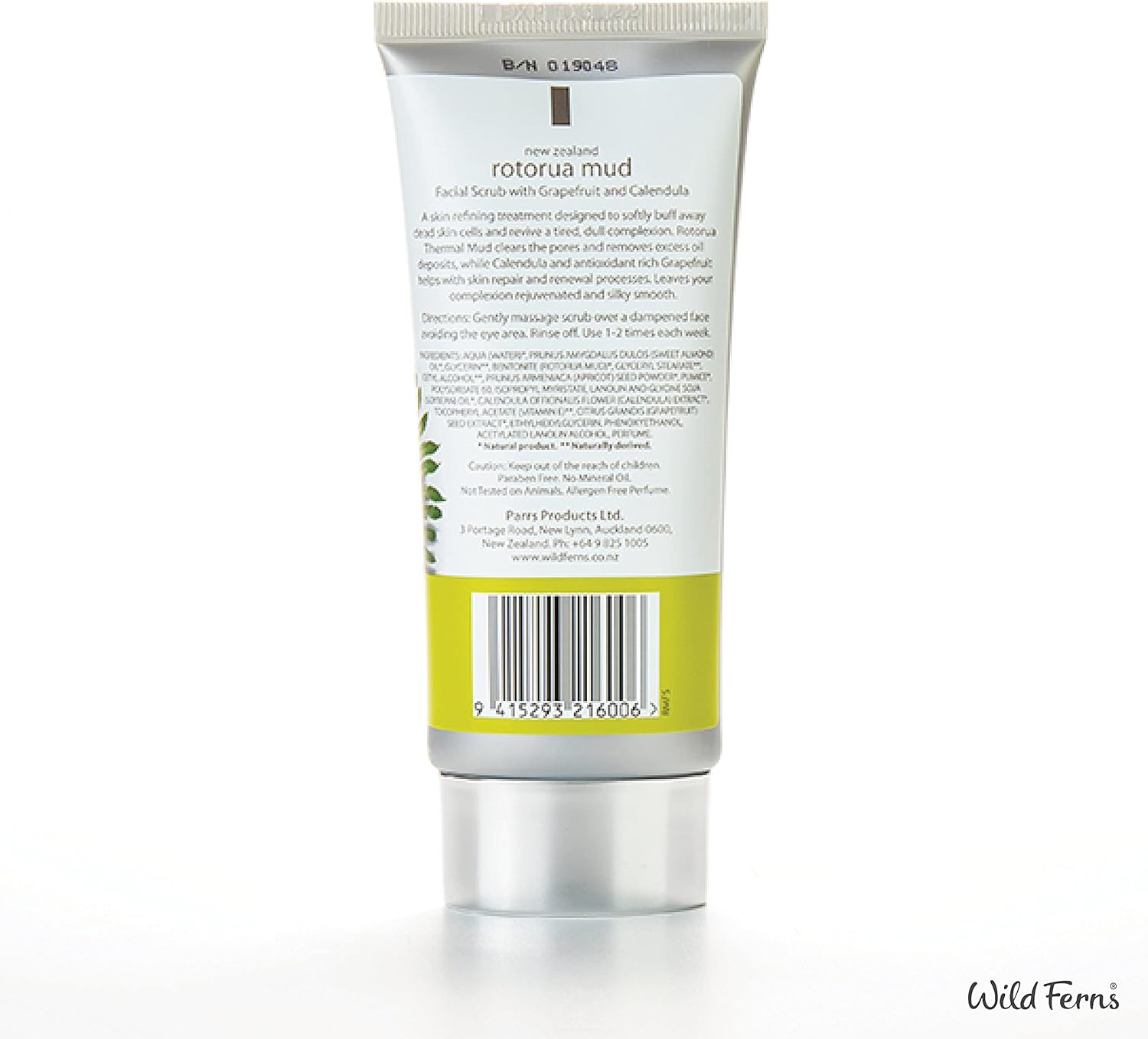 Wild Ferns Rotorua Mud Facial Scrub with Grapefruit & Calendula, 100Ml, Pack of 1 image number 5