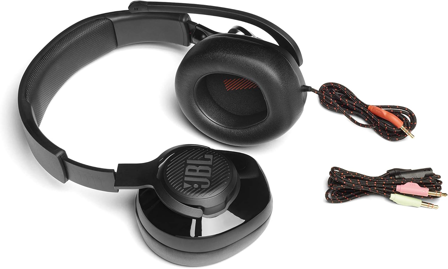 JBL Quantum 200 - Wired Over-Ear Gaming Headphones - Black image number 3