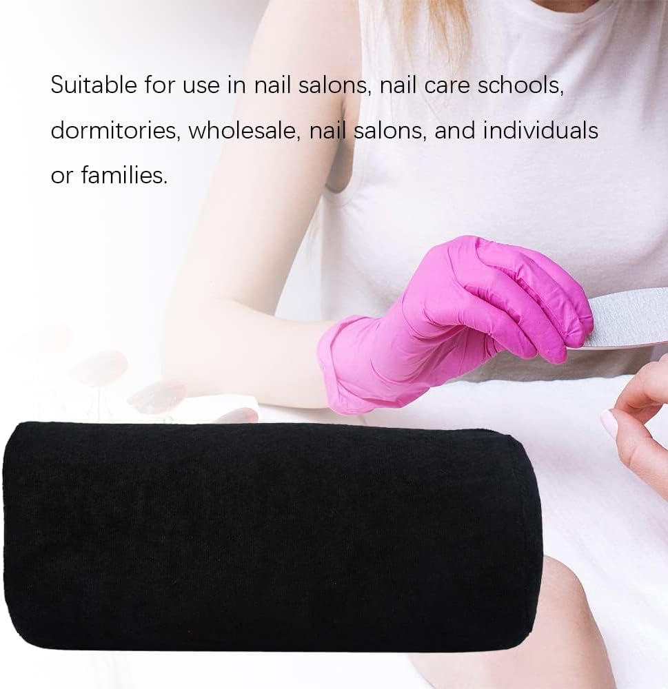 Soft Sponge Manicure Nail Hand Rest Cushion, Nail Art Table Holder Pad, Arm Rest Pillow for Ladies Girls Manicure, Detachable Washable Nail Salon Accessories Tools image number 2