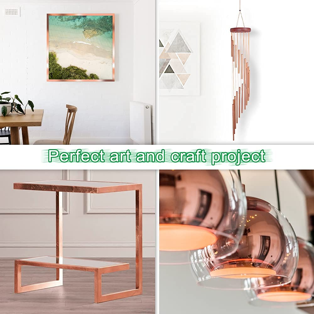 Skycabin Copper Tape 15Mmx25M Double-Sided Conductive Copper Foil Tape for Guitar Bass EMI Shielding,Grounding,Electronics Repair,Art,Diy Craft,Snail Protection,Slug Repellent,Gardening image number 2