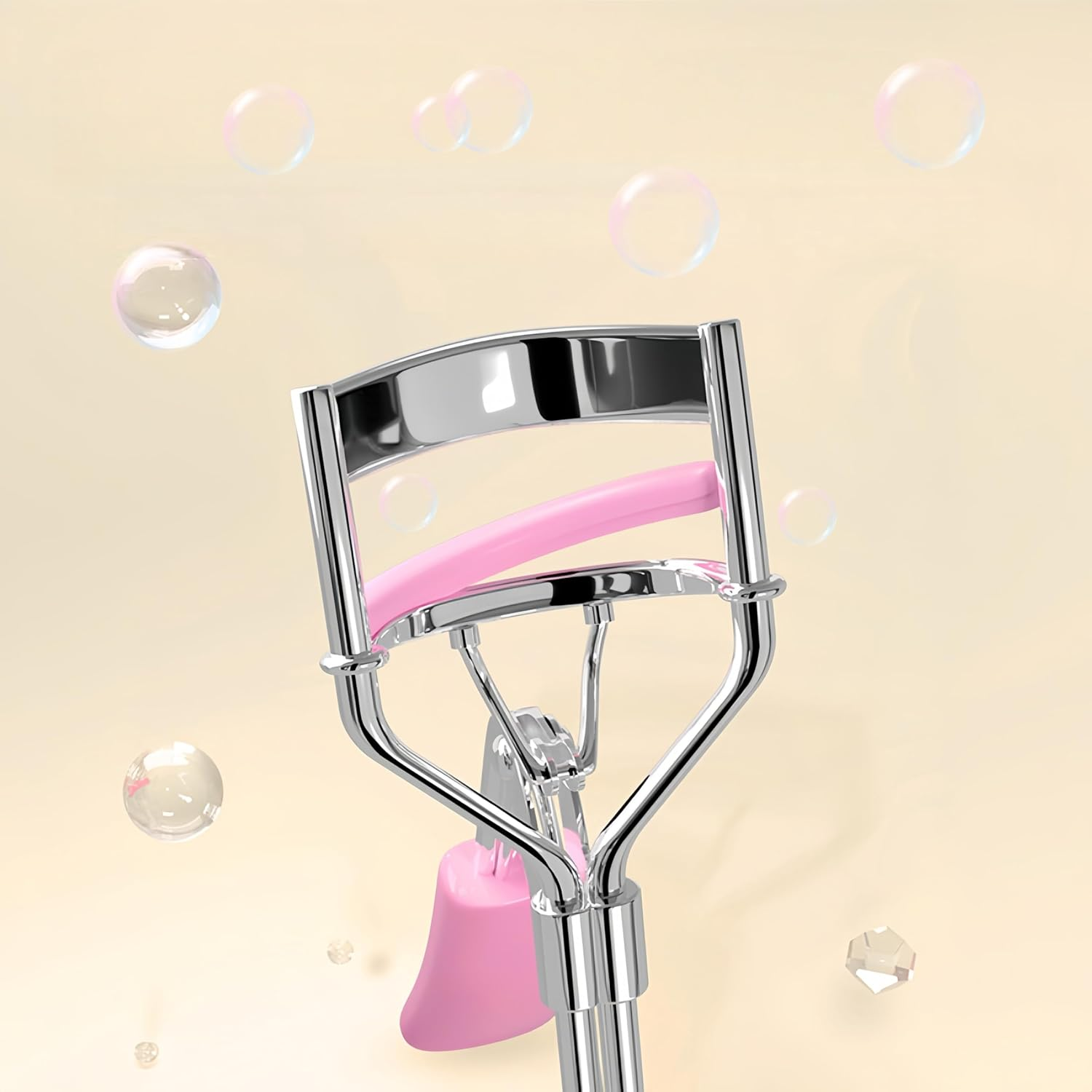 Aknebriax 1 Eyelash Curler,Comes with 8 Eyelash Adhesive Strips,Ergonomic Design for All Eye Shapes,Precision Curl Control,Superior Long- Lasting Curl,Gentle on Lashes,Replace at Any Time. image number 1