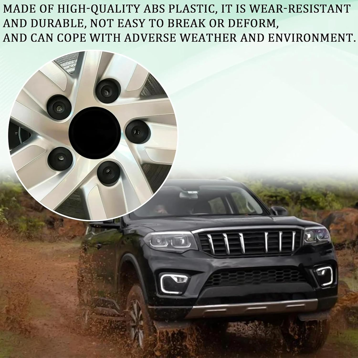 20PCS 17Mm Lug Nut Covers for VW Models, Black Wheel Bolt Caps with Removal Tool for Secure Fit & Rust Protection, Instant Wheel Upgrade image number 3