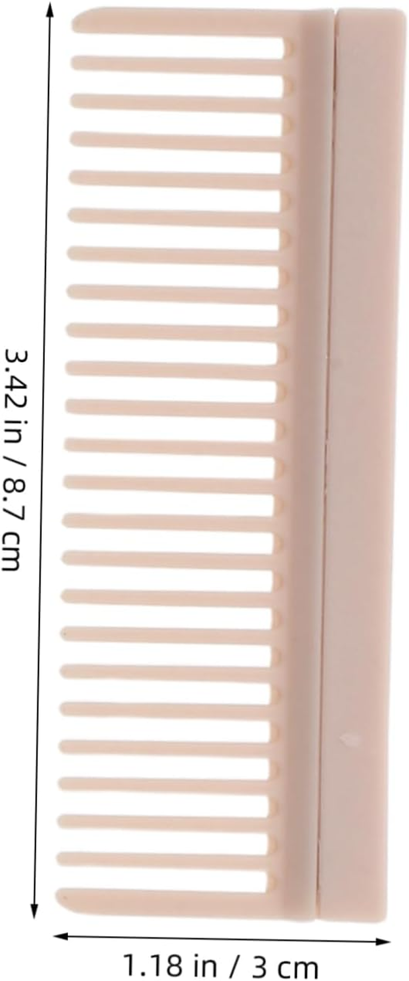 PENIKOKO 2Pcs Heat Resistant Clip Carbon Fiber Hair Straightener Comb Attachment Portable Hair Brush for Fast Styling Travel Friendly Accessory image number 5