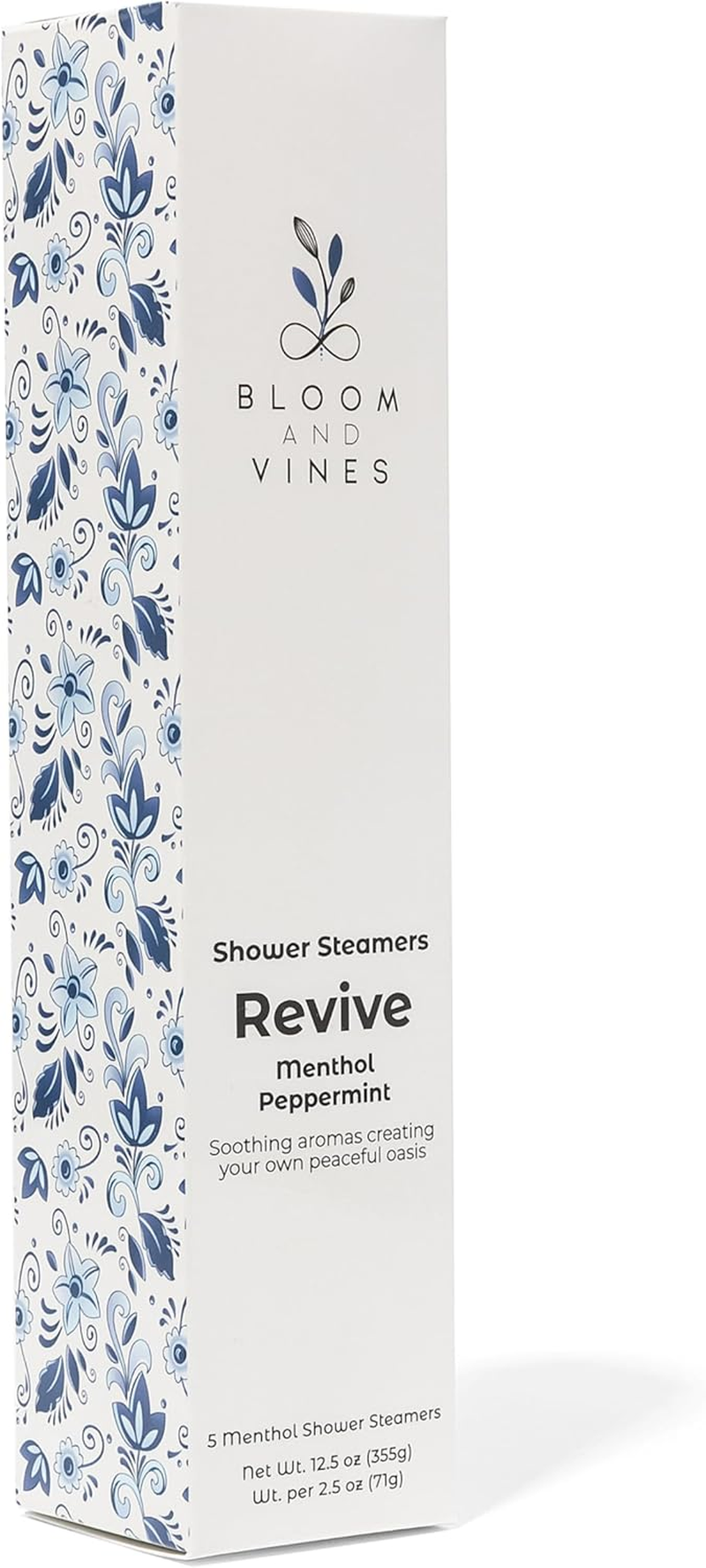Bloom and Vines Shower Steamers, Revive - Menthol Peppermint