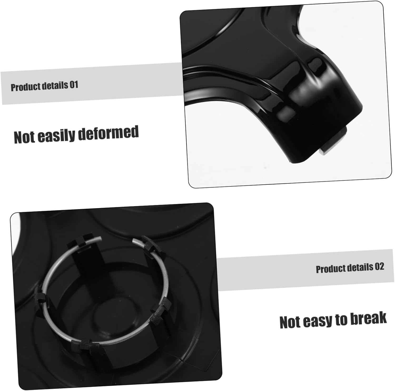 LIGHTAOTAO 4Pcs Wheel Center Guard Auto Wheel Hub Caps Automotive Rim Caps Car Rim Covers Hub Center Vehicle image number 6