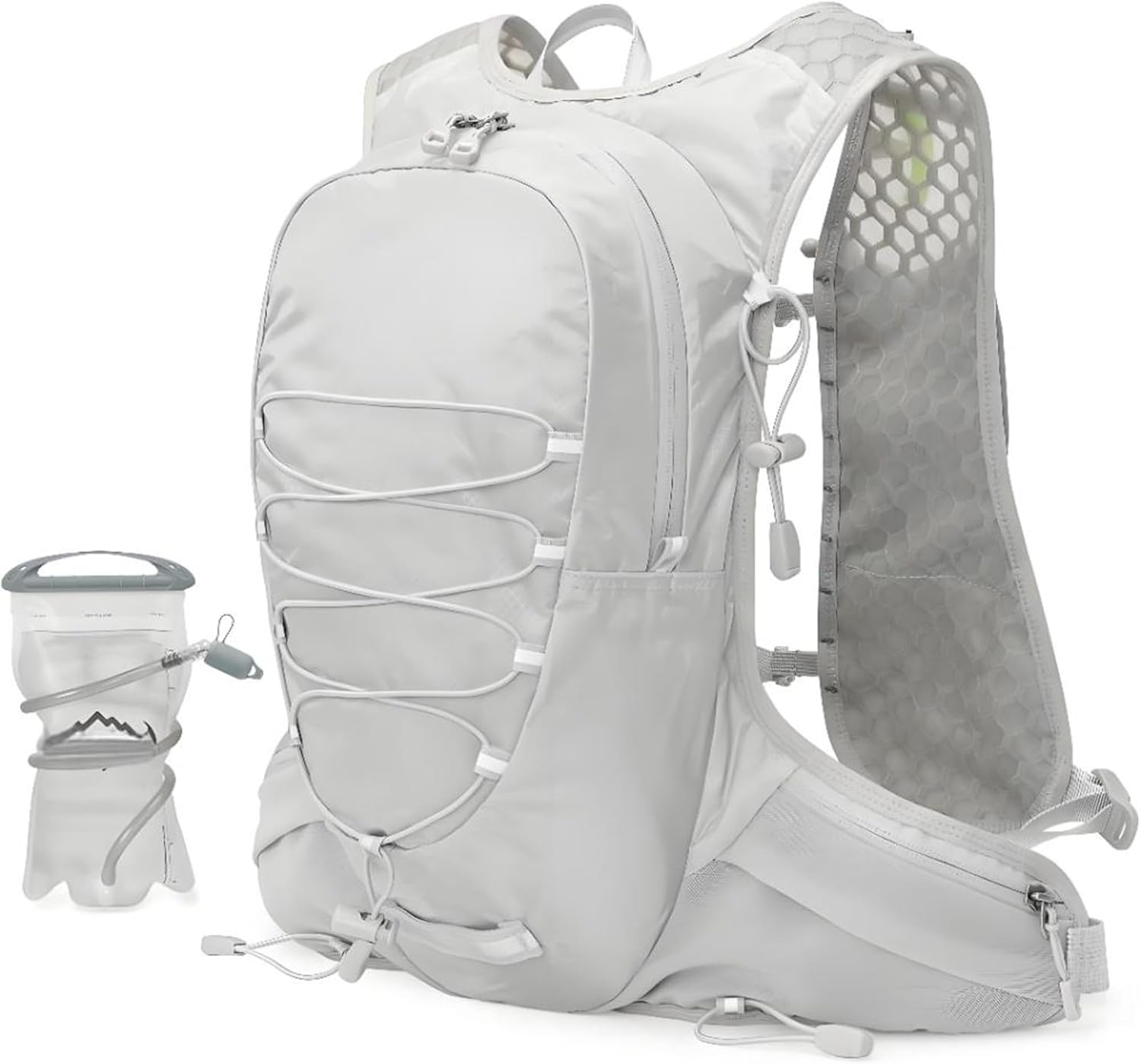 Running Hydration Vest for Men Women Water Backpack for Running 3L Running Hydration Pack for Trail Running Marathon Race Hiking image number 2