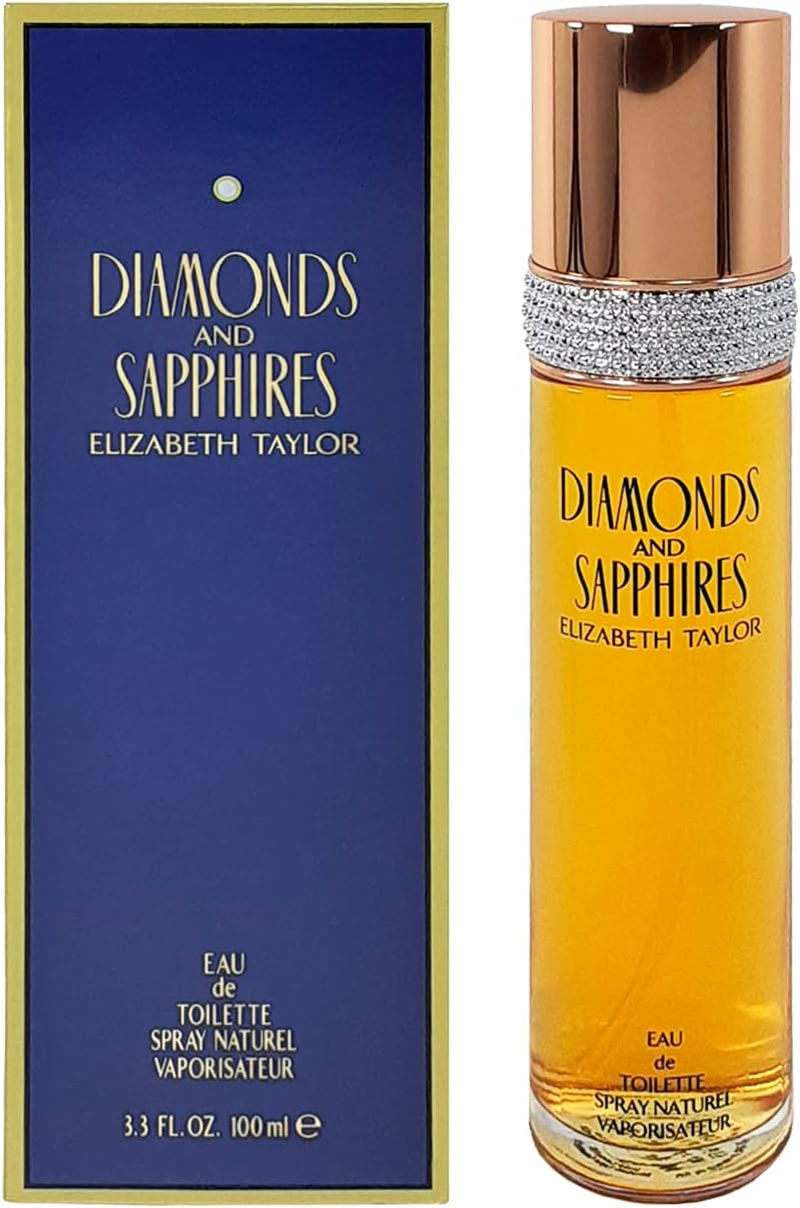DIAMONDS & SAPHIRES by Elizabeth Taylor Eau De Toilette Spray 3.4 Oz for Women - 100% Authentic image number 1
